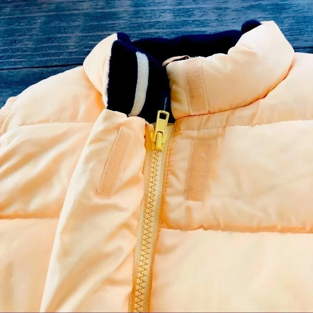 Vintage Gap Kids Yellow‎ Puffer Vest Jacket unisex